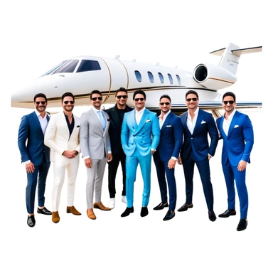 Grant Cardone, Tai Lopez, Josh King Madrid, Alex Hormozi, Iman Gadzhi, Daniel G, Branden Condy, Patrick Bet-David, Dan Henry, Luke Belmar, Shelby Sapp, Leila Hormozi, Tefi Valenzuela, business, influencers, friends, rich millionaire success lifestyle, private jet , supercars, success, sales sticker