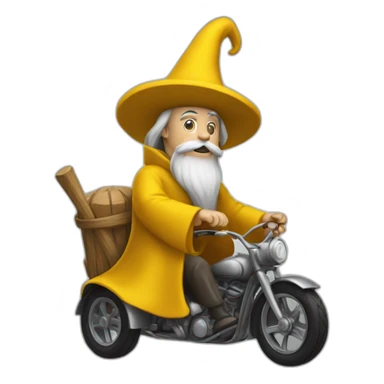 mustard-wizard-on-the-wheels-of-steel sticker