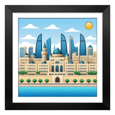 Baku City sticker