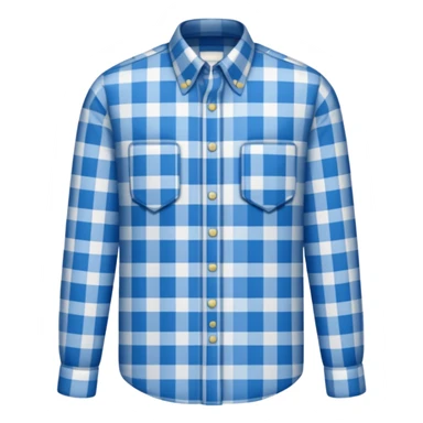 Camisa manga longa xadrez  sticker