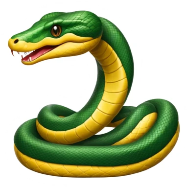 Serpente anaconda lungo sticker