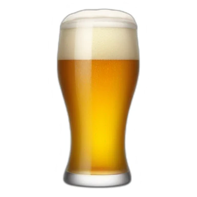 Beer glass sticker