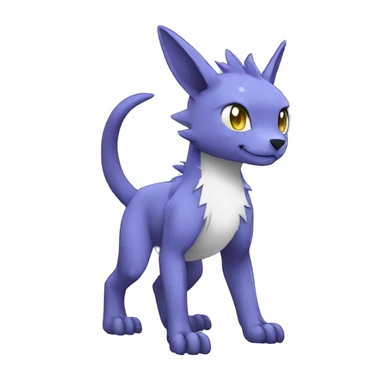 cute cool Digimon-Fakemon-animal full body sticker