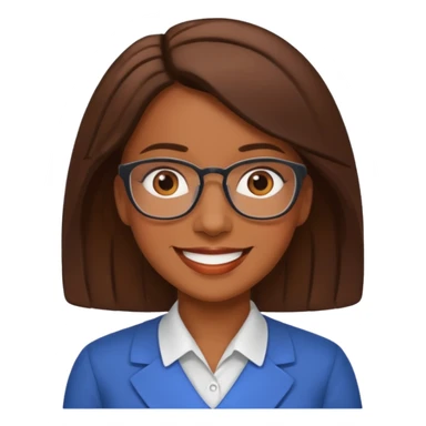 a woman teacher sticker