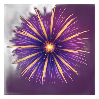 New year-Firework sticker