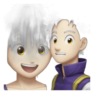 killua from hunter x hunter sticker
