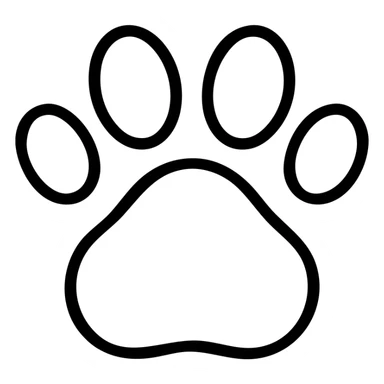 paw print sticker