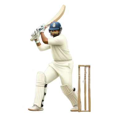 27 indian playing cricket sticker