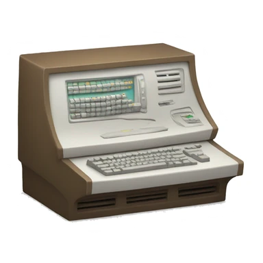 Aesthetic computer set sticker