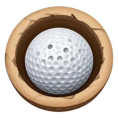 Hole in one sticker