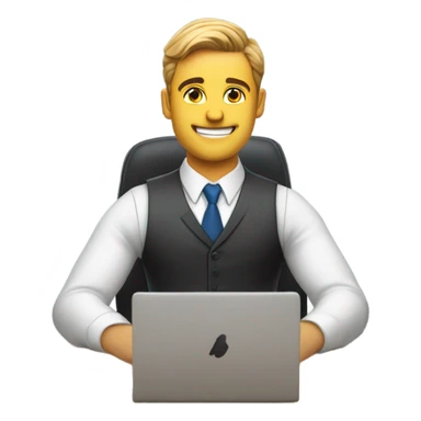 Brenden beck working at Mastercard sticker