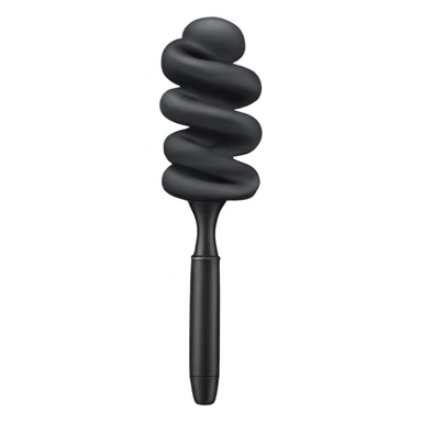 Curling wand sticker