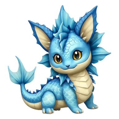 Elfish Unique Torterra-Vaporeon-feline sticker