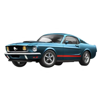 v8 mustang  sticker