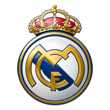 I want an emoji of real madrid logo of football and it should look realistic sticker