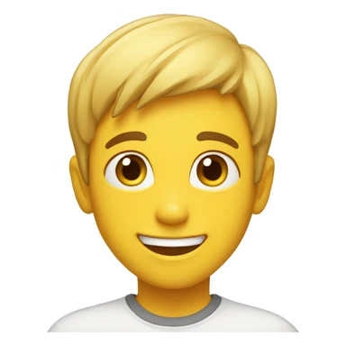 happy boy at camera sticker