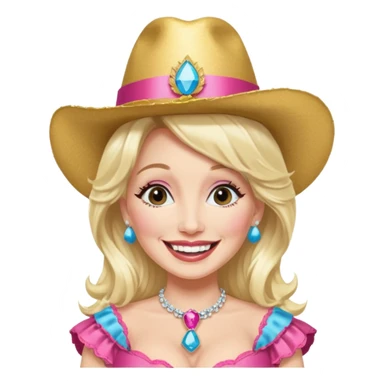Dolly Parton on a bachelorette trip sticker