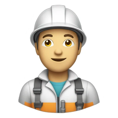 Chemical Operator with a white helmet sticker