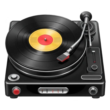 Record player sticker