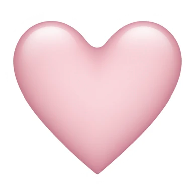 Light pink heart sticker