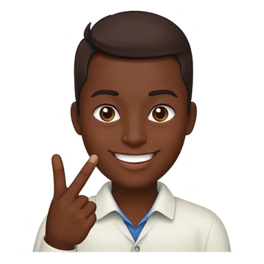 ☺️ with 🖕🏽 sticker