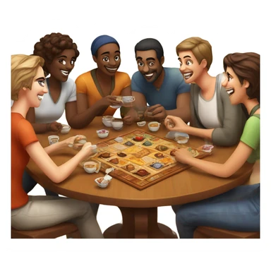 Turkish game night with tea sticker