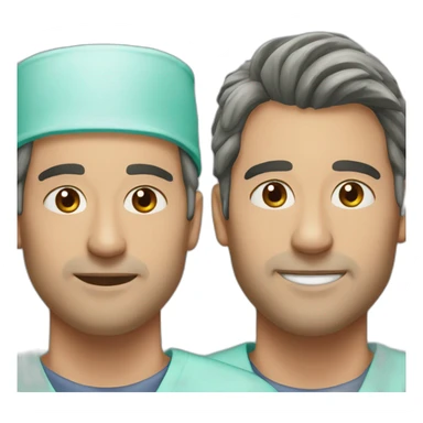 2 Surgeons done rhinoplaty sticker
