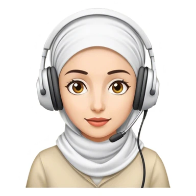 Téléprospectrice voilée  sticker