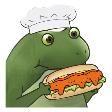 Buffalo chicken sub sticker