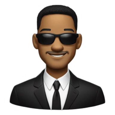 men in black will smith sticker