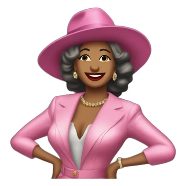 celia cruz with hat and dark hair - iterate again, please center the image sticker