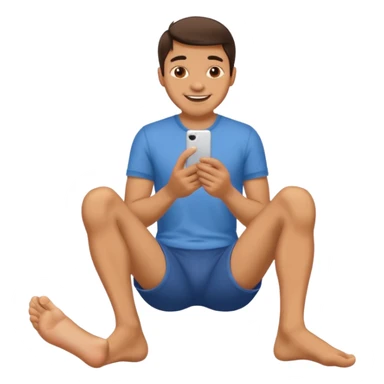 Man Sniffing his feet sticker