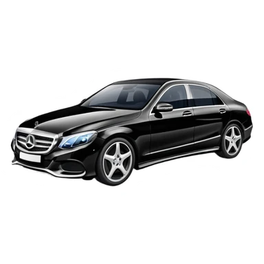 Mercedes-Benz luxury car sticker