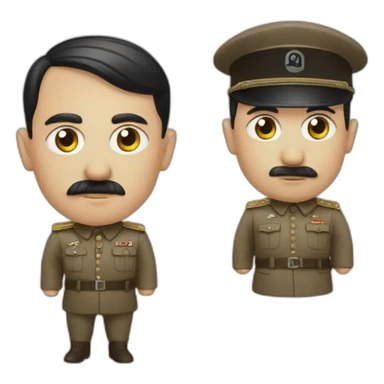 Hitler et son signe sticker