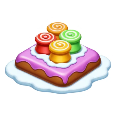 taffy on snow sticker