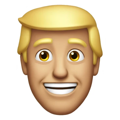 Donald trump happy sticker