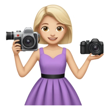 emoji 😍 megang kamera 📸 sticker