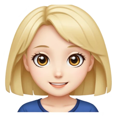 Emoji by emojis.comAnime girl face  sticker