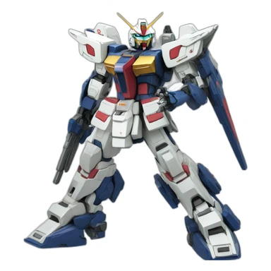 Japanese ai gundam sticker