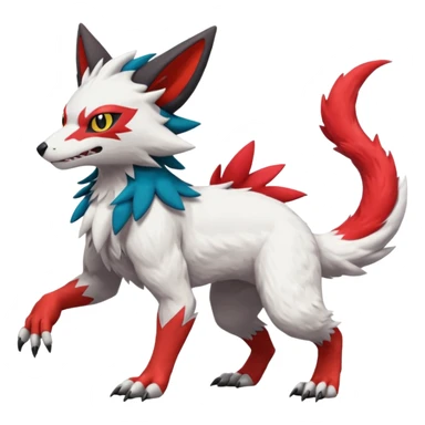 Trico-Sergal-Nargacuga-Litten-Zangoose-fusion sticker