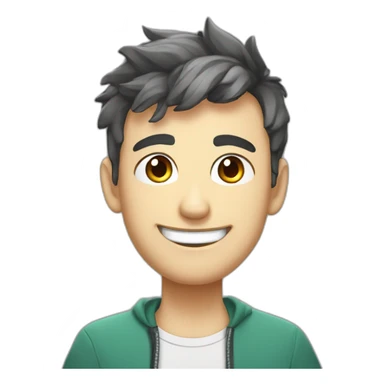 the profile picture of the youtuber "Legendlau" with a cartoon smile and eyes sticker