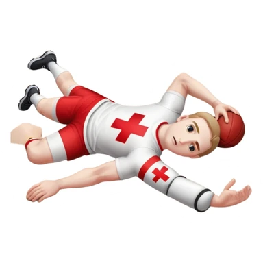 excluded player with red cross on him sticker