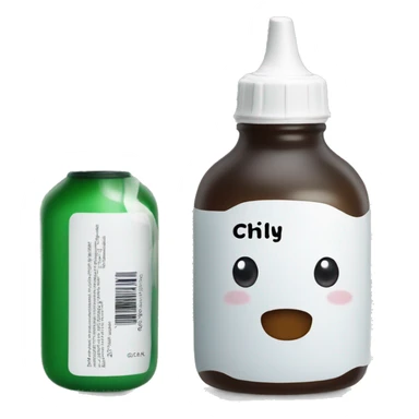 gel bottle with label that says "chilly" sticker