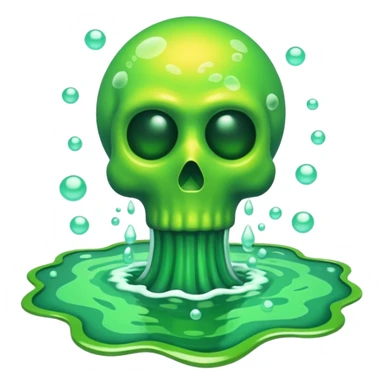 Radioactive lake of nuclear chemical waste sticker