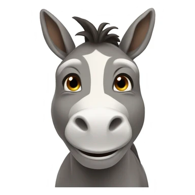 happy donkey sticker