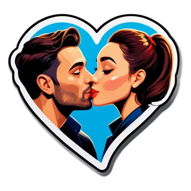 Hyper Realistic in love  sticker