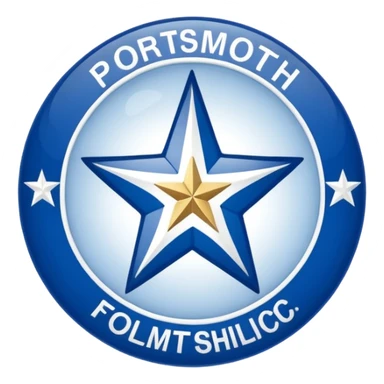 portsmouth fc badge sticker