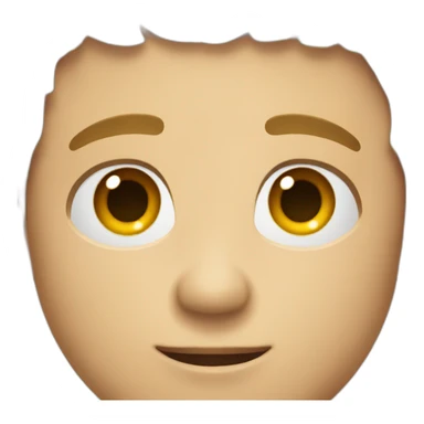 man with round face, short hair, nose ring sticker