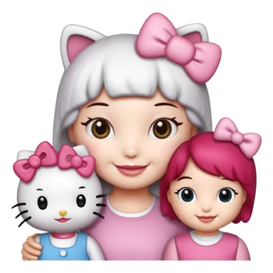 Hello Kitty. Avec ses ami sticker