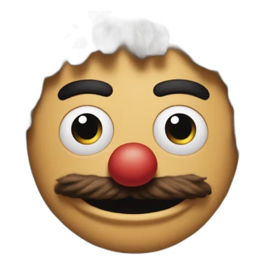 Muppet Bert Is exited sticker